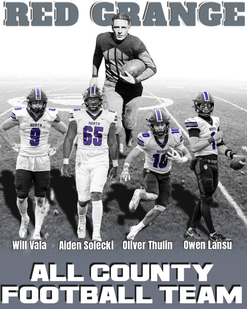 Will Vala selected for 2025 Red Grange All County Team